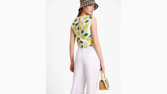 žene Kate Spade krema lemon toss mikado školjka odjeća 04HN714