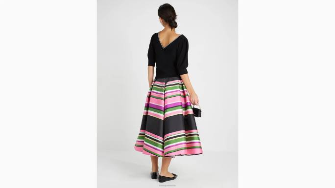 žene Kate Spade crno džemper s lađastim izrezom s rubovima od kamenčića odjeća 04HN859