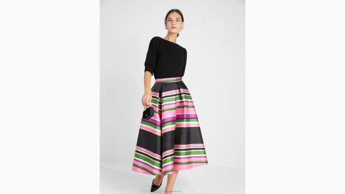 žene Kate Spade crno džemper s lađastim izrezom s rubovima od kamenčića odjeća 04HN859