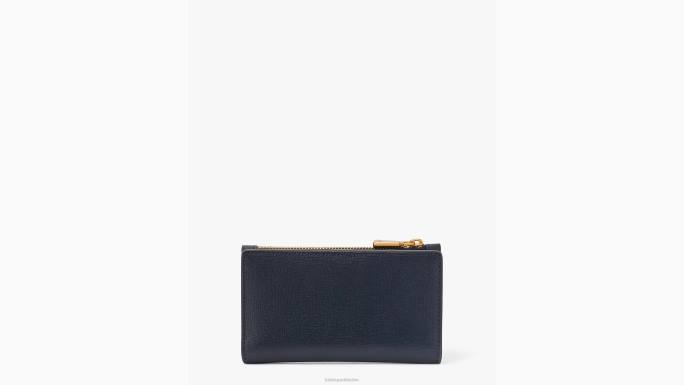 žene Kate Spade blejzer plavi multi što je školjka ukrašavala mali tanki dvostruki novčanik pribor 04HN343