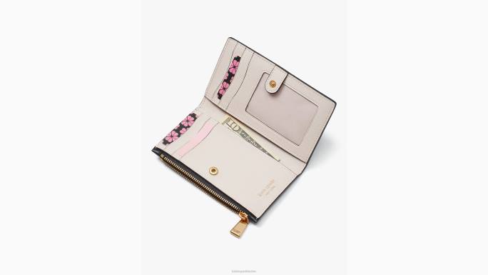 žene Kate Spade cafe mocha multi morgan colorblocked mali tanki dvostruki novčanik pribor 04HN356