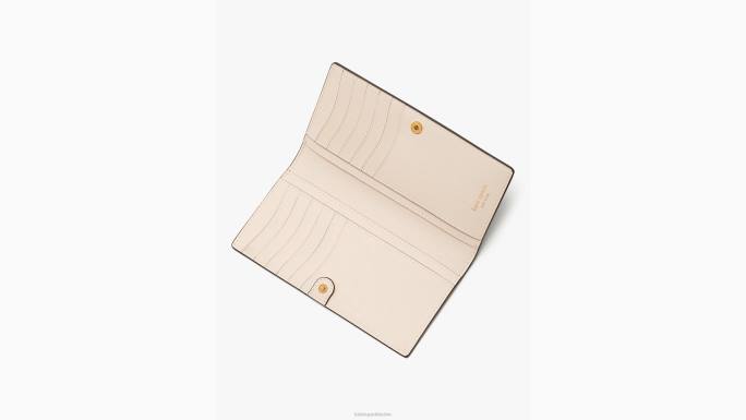 žene Kate Spade crno morgan tanki dvostruki novčanik pribor 04HN437