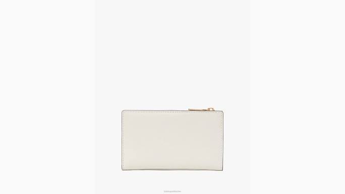 žene Kate Spade halo bijeli multi mali tanak dvostruki novčanik s aplikacijom kapljice limuna pribor 04HN382