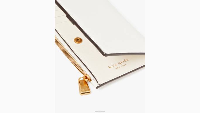 žene Kate Spade krema multi in bloom flower mali tanki dvostruki novčanik pribor 04HN375