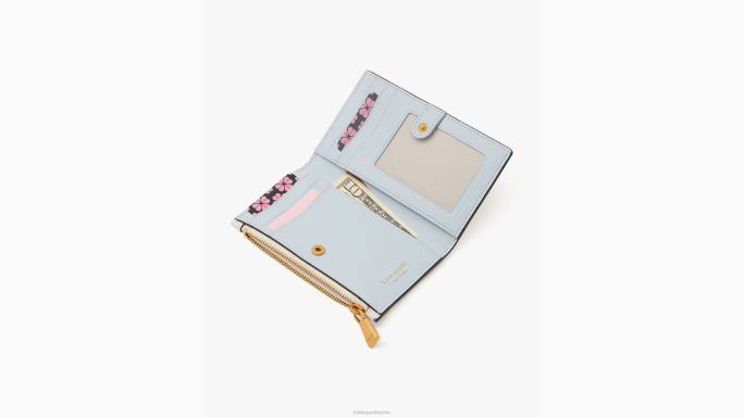 žene Kate Spade krema multi morgan tulip toss mali tanki dvostruki novčanik pribor 04HN368