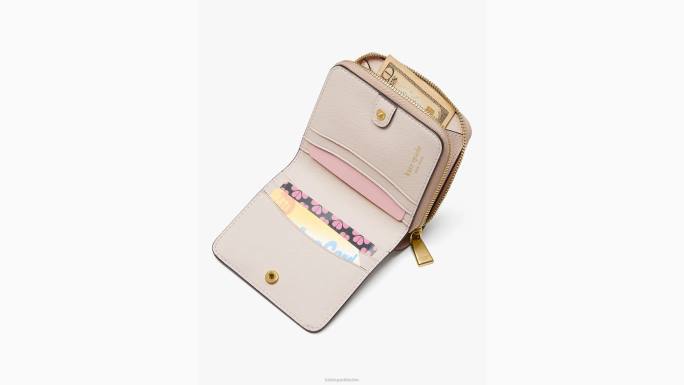 žene Kate Spade blijedi dren multi mali kompaktni novčanik morgan s blokovima boja pribor 04HN458