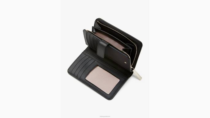 žene Kate Spade crni multi na roll slice kompaktnom novčaniku pribor 04HN403