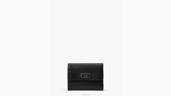 žene Kate Spade crno katy dvostruki novčanik s preklopom pribor 04HN446