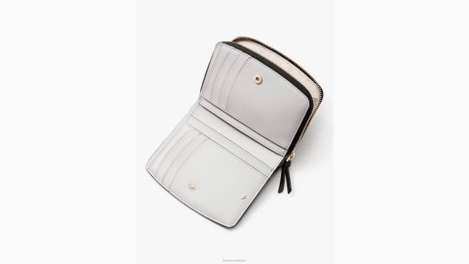 žene Kate Spade crno knott mali kompaktni novčanik pribor 04HN350