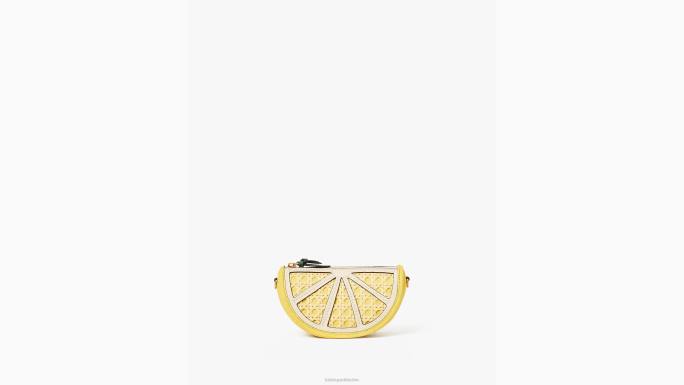 žene Kate Spade maslačak žuti multi lemon drop coin torbica pribor 04HN373