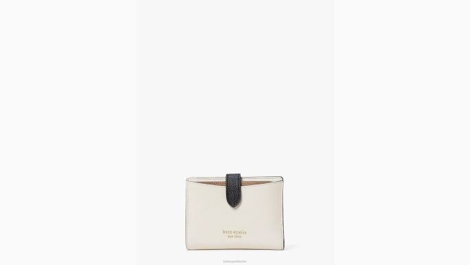 žene Kate Spade pergamena multi hudson colorblocked mali dvostruki novčanik pribor 04HN394