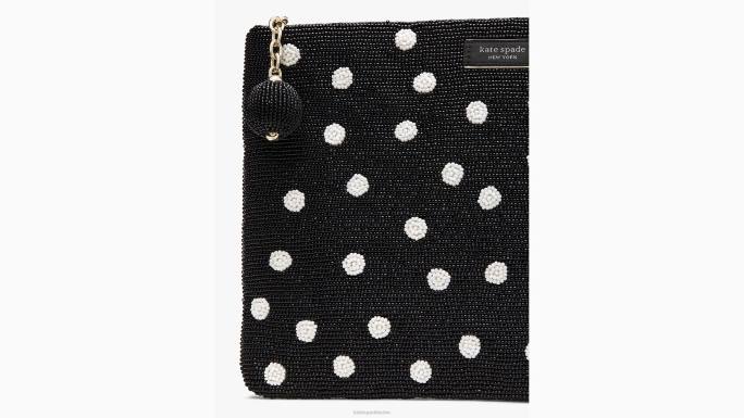 žene Kate Spade crni multi namjerno gia velika torbica pribor 04HN464