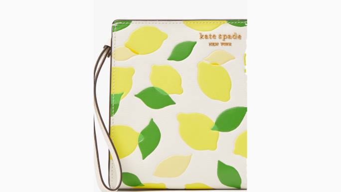 žene Kate Spade pergamena multi morgan lemon toss reljefna narukvica s ušicima pribor 04HN407