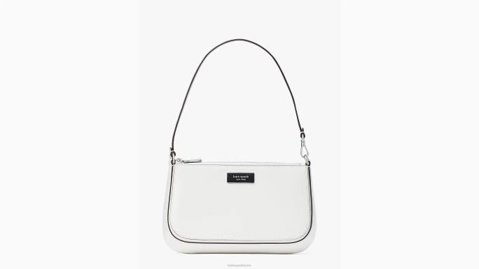 žene Kate Spade prava bijela sam icon kožna mini torbica pribor 04HN174