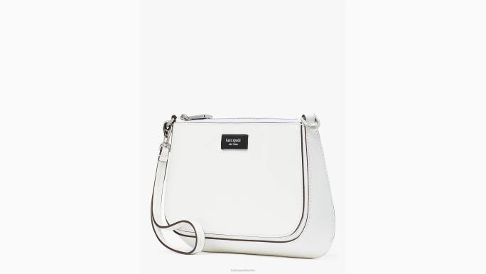 žene Kate Spade prava bijela sam icon kožna mini torbica pribor 04HN174