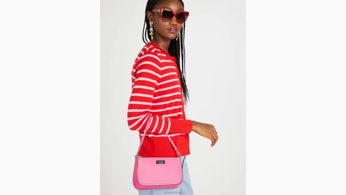 žene Kate Spade ružičasti oblak sam ikona ksnyl najlonska mini torbica pribor 04HN194