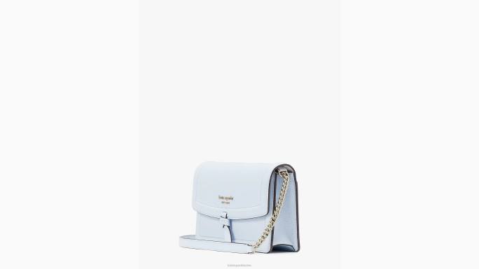 žene Kate Spade akvarel plavi knott flap crossbody pribor 04HN177