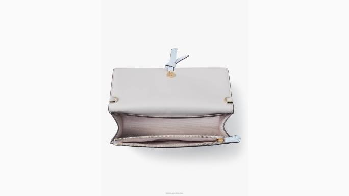 žene Kate Spade akvarel plavi knott flap crossbody pribor 04HN177