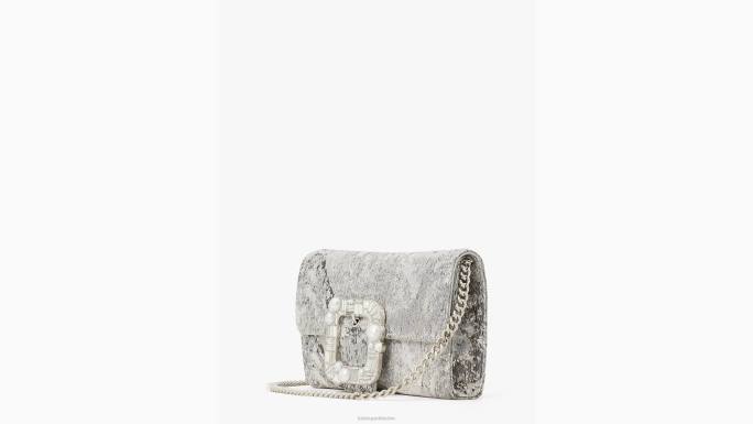 žene Kate Spade blijedo zlatna multi svadbena kopča preko tijela s lureksom pribor 04HN307