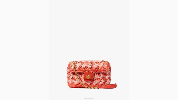 žene Kate Spade bubamara multi evelyn prugaste heklane rafije s malim ramenima preko tijela pribor 04HN12