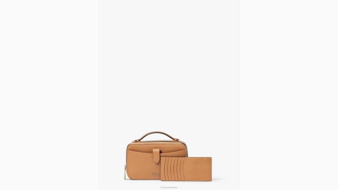 žene Kate Spade bungalov hudson preko ramena s dvostrukim patentnim zatvaračem pribor 04HN90
