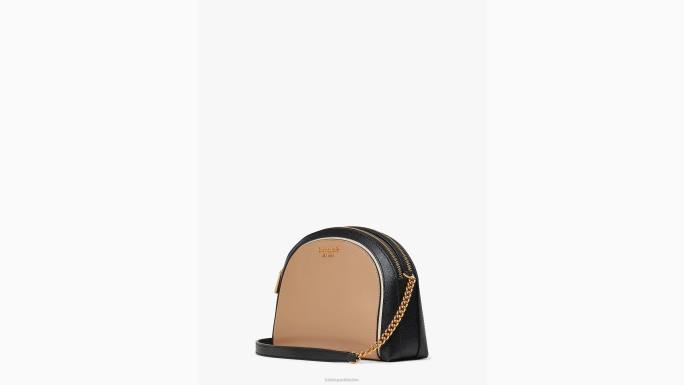 žene Kate Spade cafe mocha multi morgan colorblocked dupli zip dome crossbody pribor 04HN278