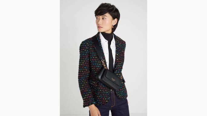 žene Kate Spade crno morgan duplo preko tijela pribor 04HN298