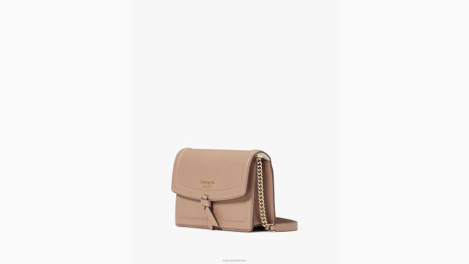žene Kate Spade kraft papir knott flap crossbody pribor 04HN181