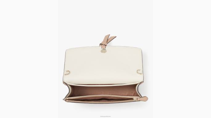 žene Kate Spade kraft papir knott flap crossbody pribor 04HN181