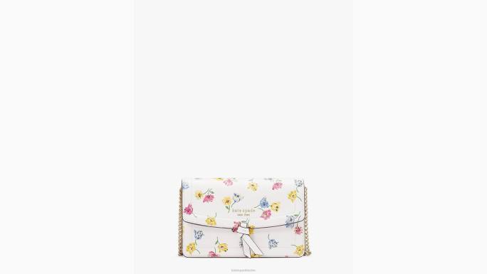 žene Kate Spade krema multi knott tulip toss reljefni preklop preko tijela pribor 04HN420