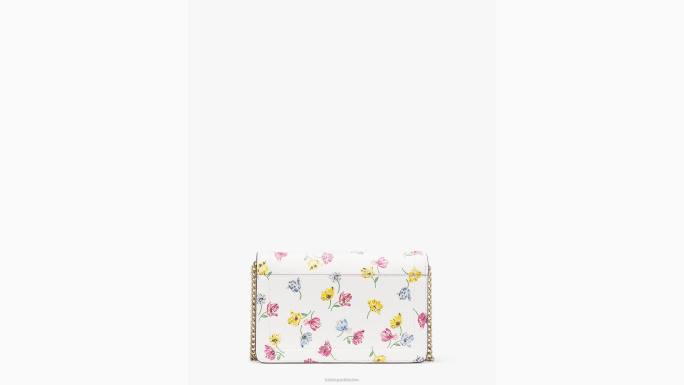 žene Kate Spade krema multi knott tulip toss reljefni preklop preko tijela pribor 04HN420