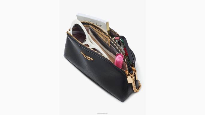 žene Kate Spade krema multi morgan colorblocked dupli zip dome crossbody pribor 04HN277