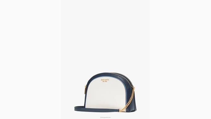 žene Kate Spade krema multi morgan colorblocked dupli zip dome crossbody pribor 04HN277