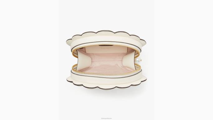 žene Kate Spade krema što je školjka školjka micro crossbody pribor 04HN6