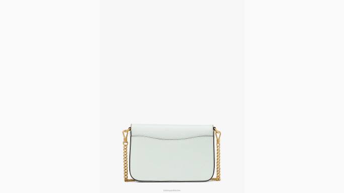 žene Kate Spade kristalno plava katy teksturirani kožni lanac s preklopom preko tijela pribor 04HN62