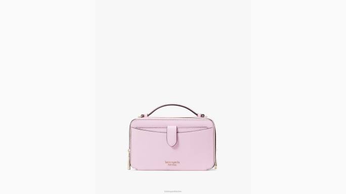 žene Kate Spade lavanda mraz hudson preko ramena s dvostrukim patentnim zatvaračem pribor 04HN91