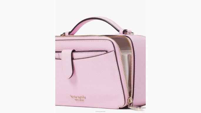 žene Kate Spade lavanda mraz hudson preko ramena s dvostrukim patentnim zatvaračem pribor 04HN91