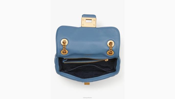 žene Kate Spade manta plava evelyn prošiveni mali rameni crossbody pribor 04HN231