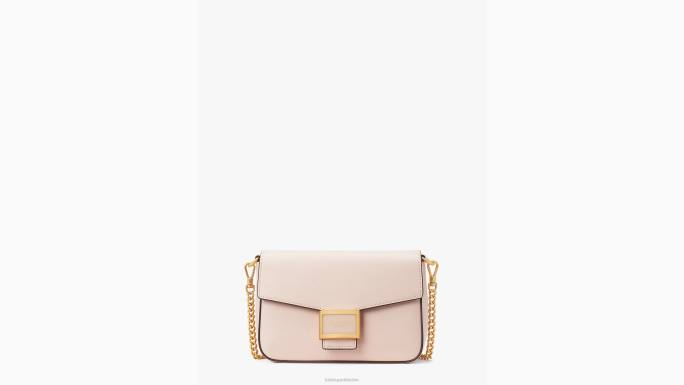 žene Kate Spade mochi ružičasta katy teksturirani kožni lanac s preklopom preko tijela pribor 04HN64