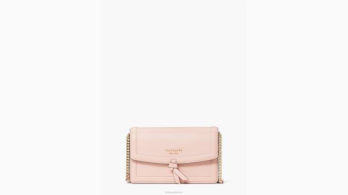 žene Kate Spade mochi ružičasta knott flap crossbody pribor 04HN180