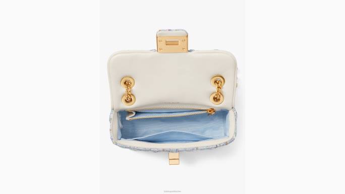 žene Kate Spade multi evelyn tweed mali kabriolet crossbody pribor 04HN411