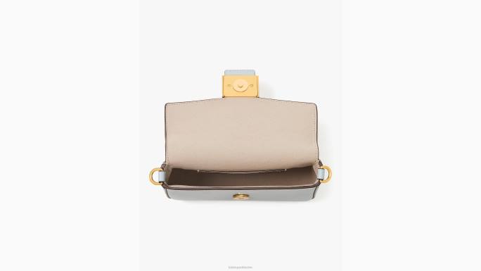 žene Kate Spade oceanska plaža katy teksturirani kožni lanac s preklopom preko tijela pribor 04HN331