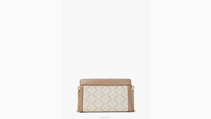 žene Kate Spade prirodni multi cvjetni jacquard srednji crossbody pribor 04HN311
