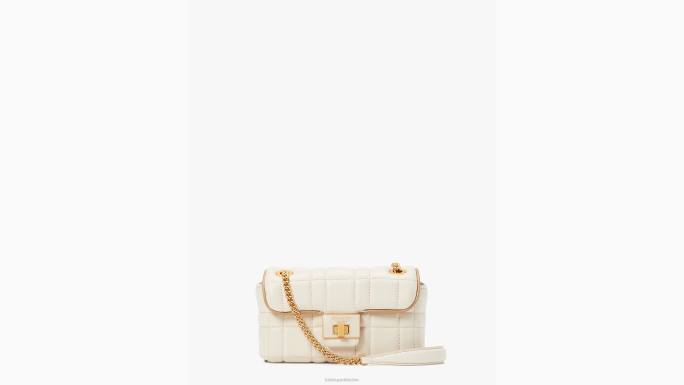 žene Kate Spade slonovača evelyn prošiveni mali rameni crossbody pribor 04HN232