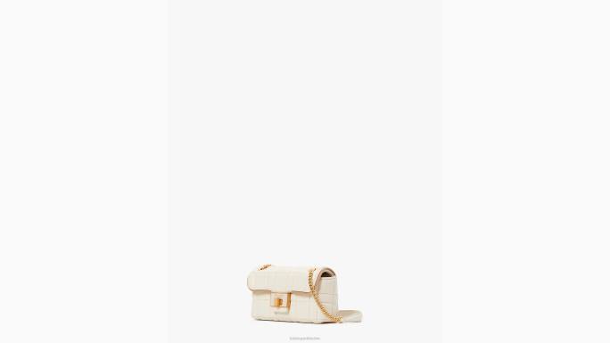 žene Kate Spade slonovača evelyn prošiveni mali rameni crossbody pribor 04HN232