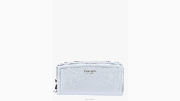 žene Kate Spade akvarel plavi knott slim continental novčanik pribor 04HN423