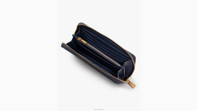 žene Kate Spade blejzer plavi multi čupavi kontinentalni novčanik s reljefnim zatvaračem pribor 04HN465