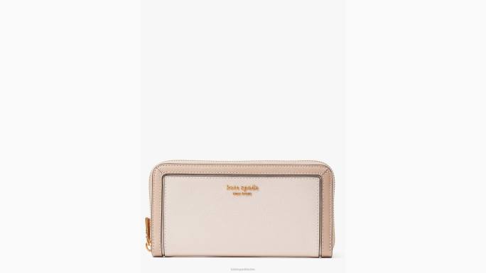 žene Kate Spade blijedi dren multi morgan continental novčanik s patentnim zatvaračem u boji pribor 04HN401
