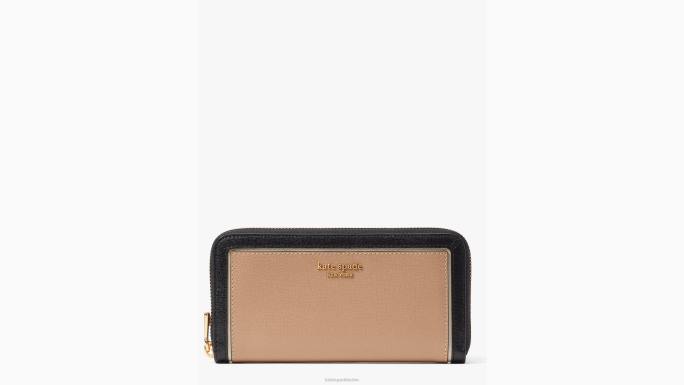 žene Kate Spade cafe mocha multi morgan continental novčanik s patentnim zatvaračem u boji pribor 04HN402