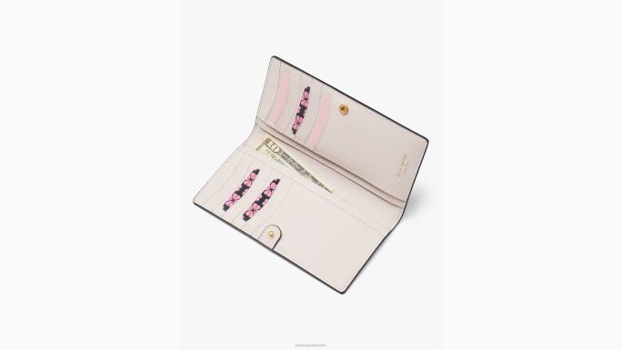 žene Kate Spade cafe mocha multi morgan tanak dvostruki novčanik s blokovima boja pribor 04HN392